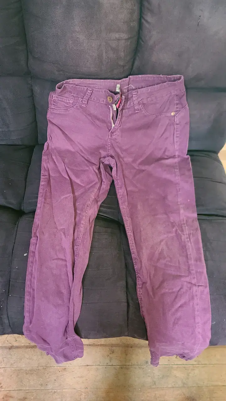 Pantalones morados para mujer en buen estado - 1