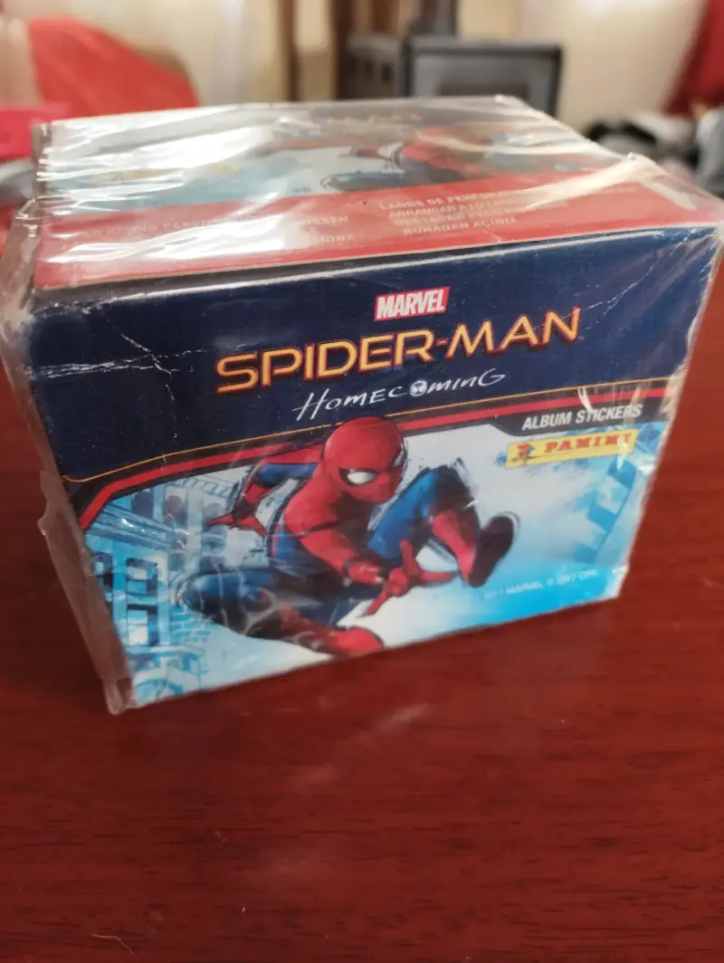 Caja de sobres laminas Spider-Man Homecoming Pa - 1