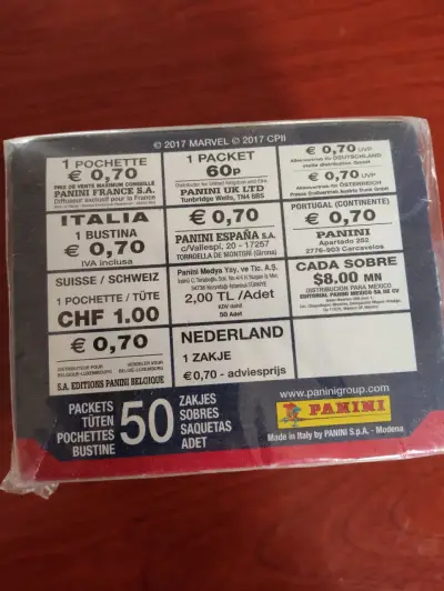 Caja de sobres laminas Spider-Man Homecoming Pa - miniatura 2