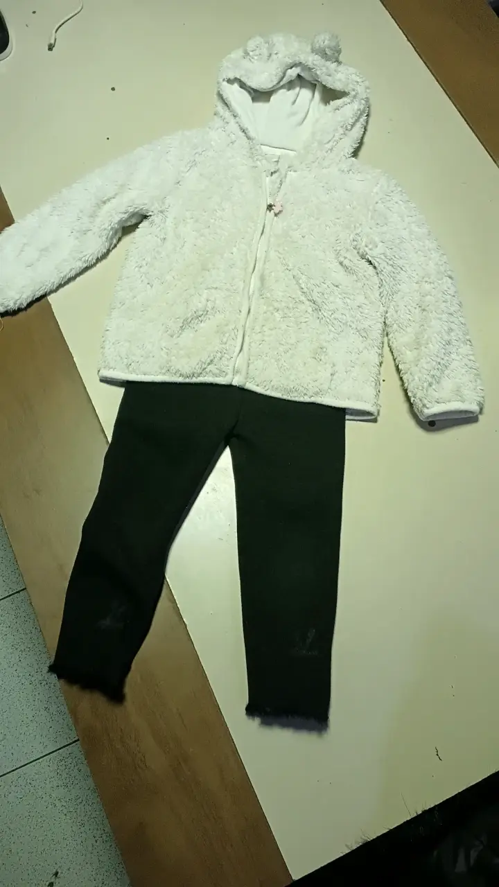 Conjunto de ropa infantil con chaqueta de mezclilla y pantalones - 6