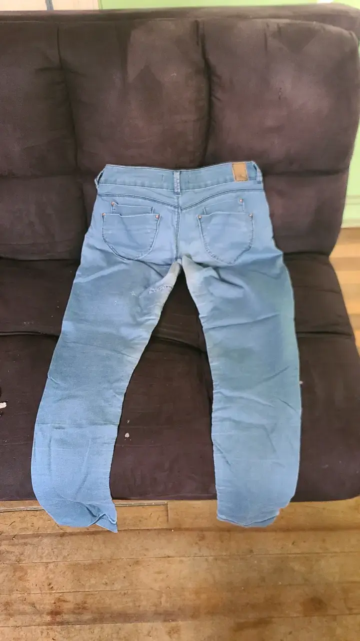 Jeans azul para mujer en buen estado - 2