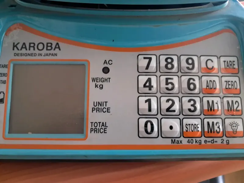 Balanza digital Karoba con adaptador - 2