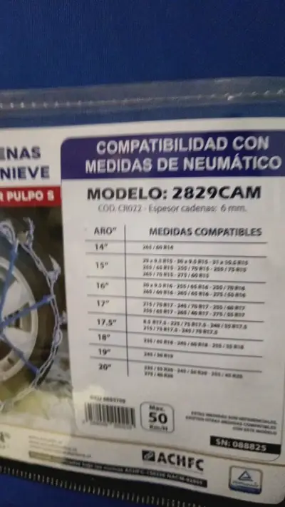 Kit de Cadenas para la Nieve Saga 2829CAM - miniatura 2