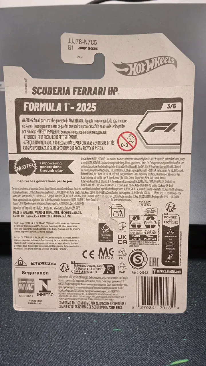 Hot Wheels Ferrari F1 - 6