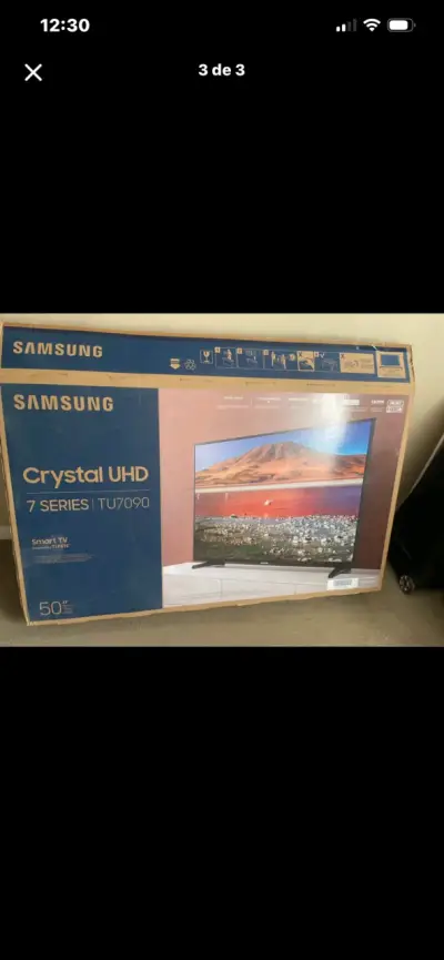 Televisor Samsung 50 pulgadas Crystal UHD - miniatura 2