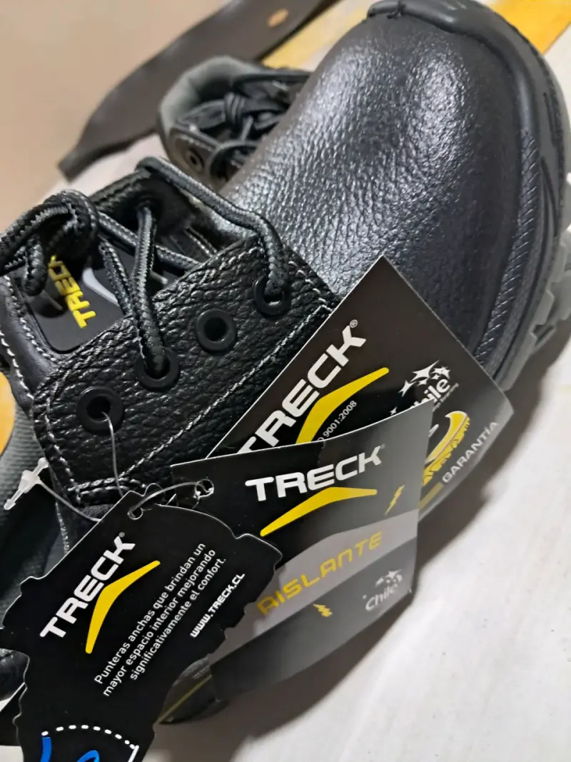 Zapatos de Seguridad Treck Negros con Puntera Ancha - 2