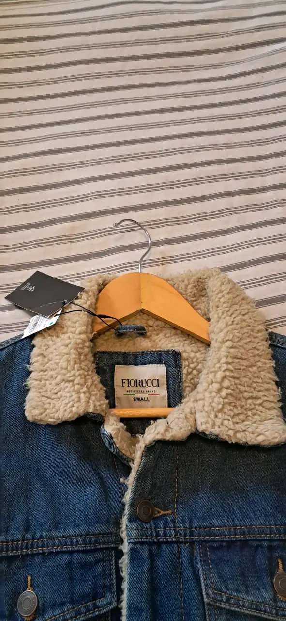 Chaqueta de mezclilla con forro de lana para hombre - 2