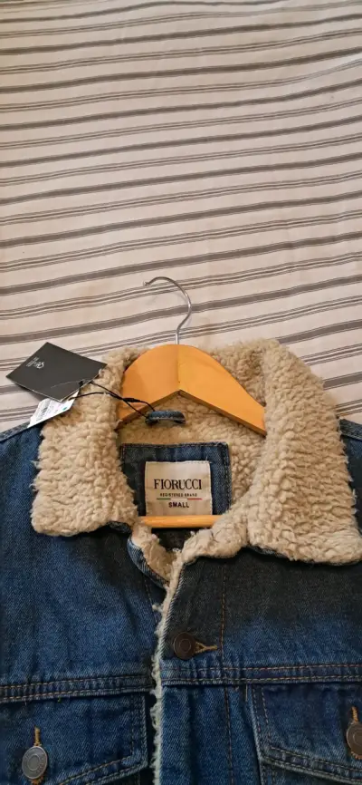 Chaqueta de mezclilla con forro de lana para hombre - miniatura 2