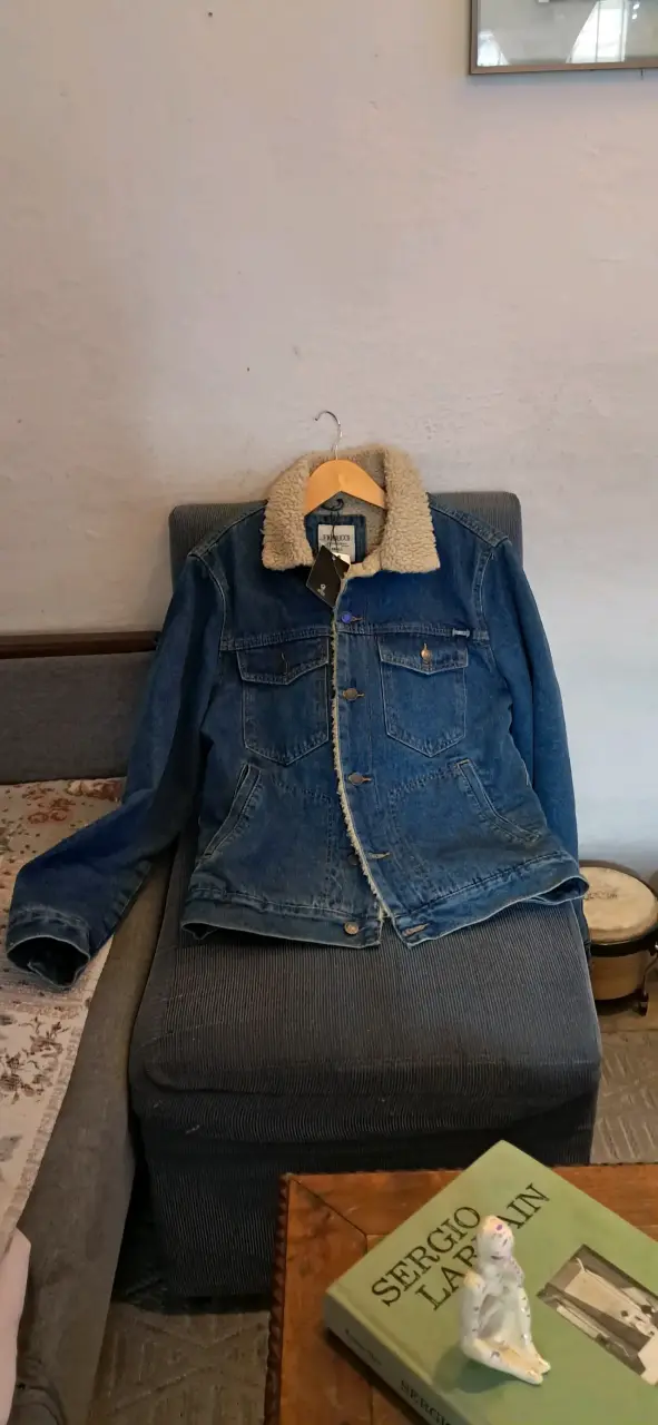 Chaqueta de mezclilla con forro de lana para hombre - 3