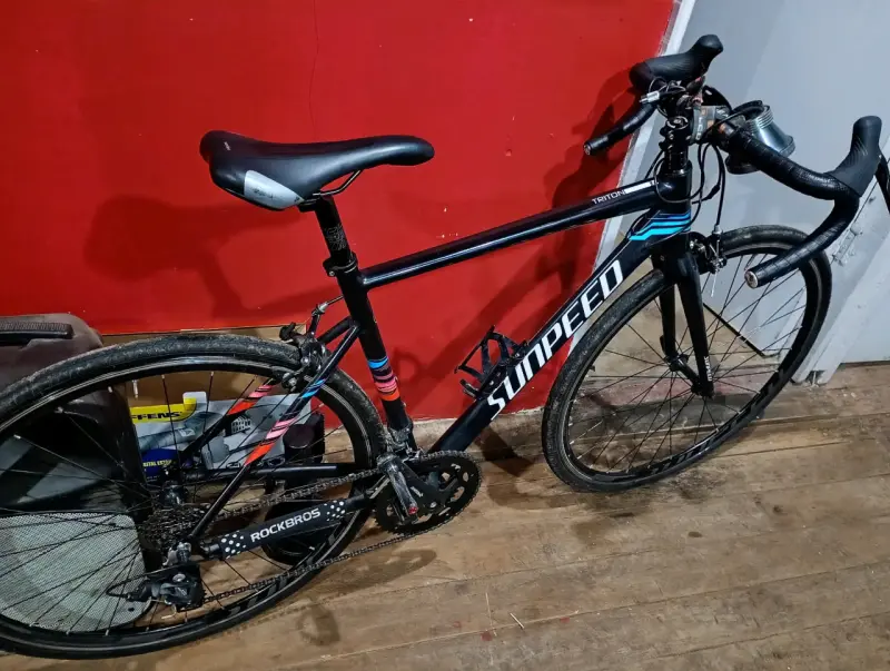 Bicicleta de Ruta Sunpeed Triton Negra - 2