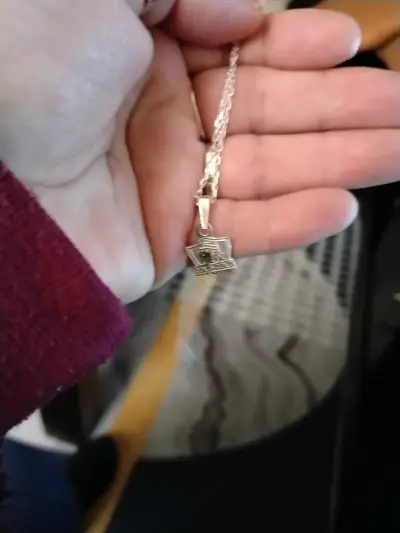Collar de plata  del colo colo - miniatura 1