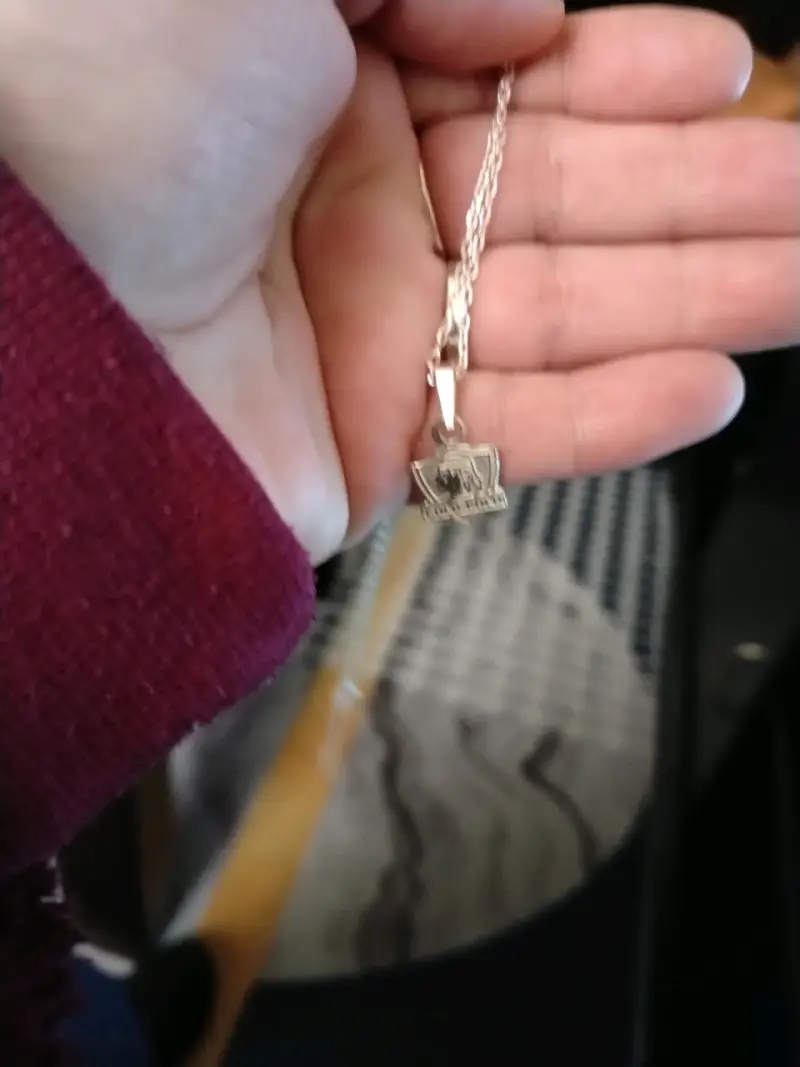 Collar de plata  del colo colo - 2