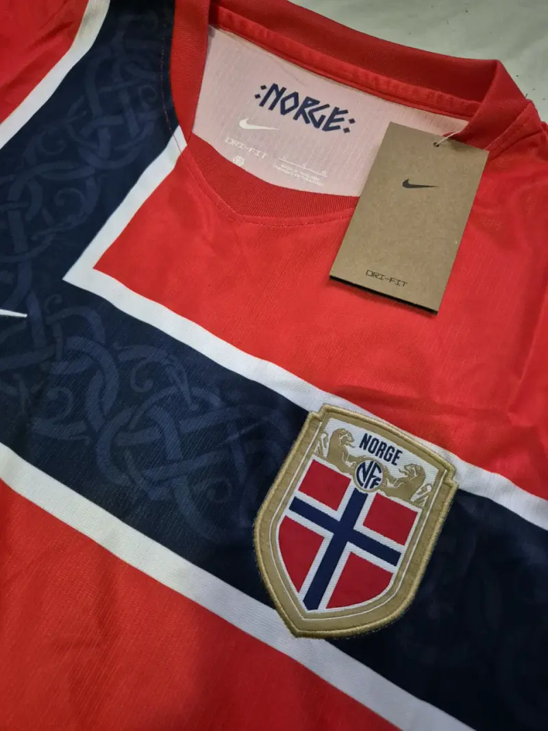 Camiseta de fútbol Noruega Nike roja - 4