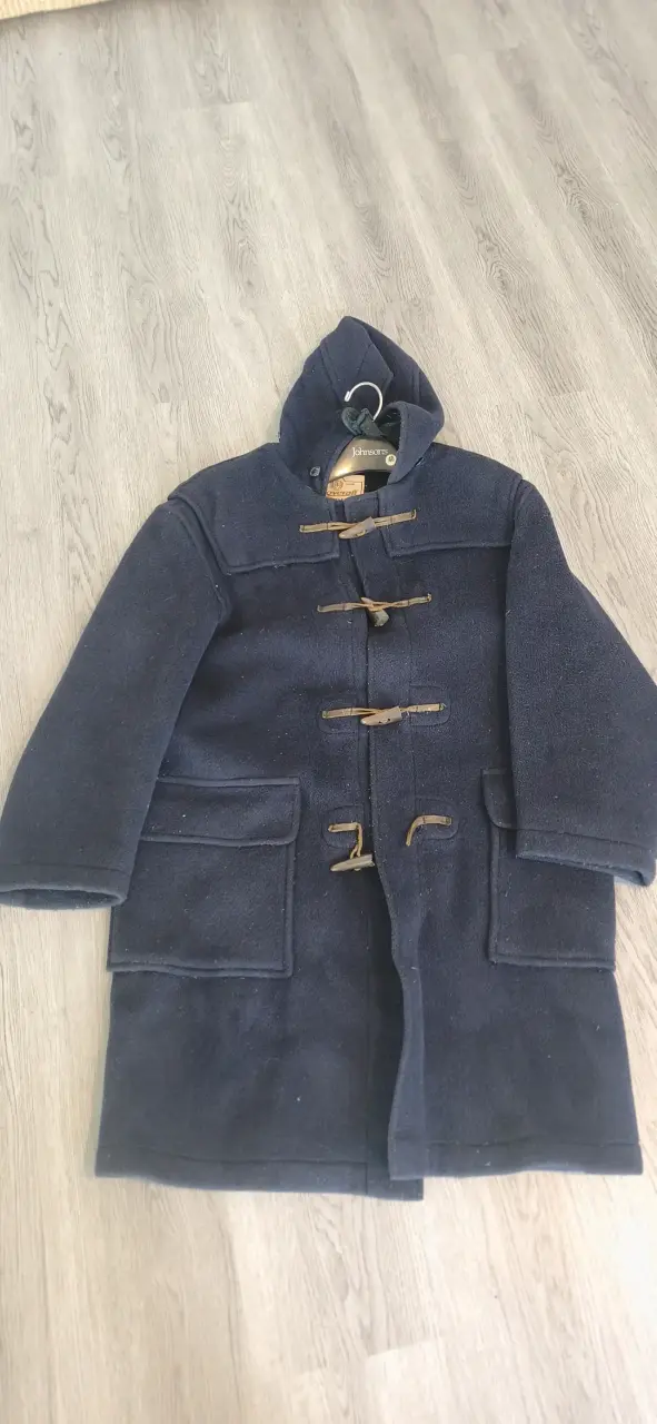 Abrigo Duffle Coat Azul Marino Gloverall - 1