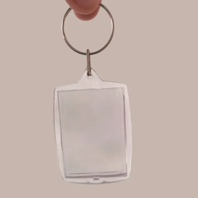 Pack 60 Llaveros Acrílicos Transparentes - 1