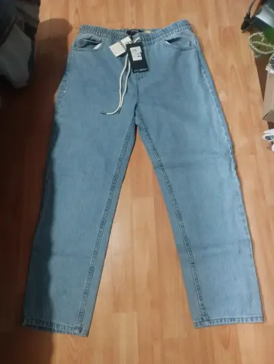 Jeans Jogger Foster Denim Azul Claro - miniatura 1