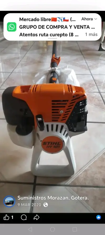 Cortasetos a gasolina Stihl HT 101 en buen estado - miniatura 1