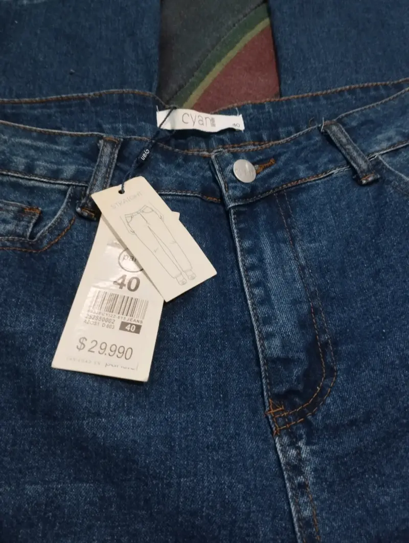 Jeans de mujer Cyana azul talla 40 - 2