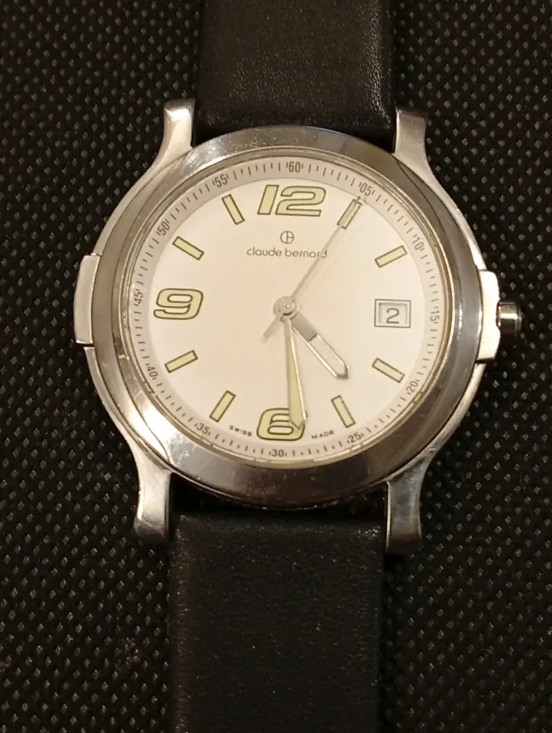 Reloj suizo Claude Bernard de acero inoxidable - 1