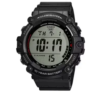 Reloj digital Casio resistente al agua con cronó - miniatura 2