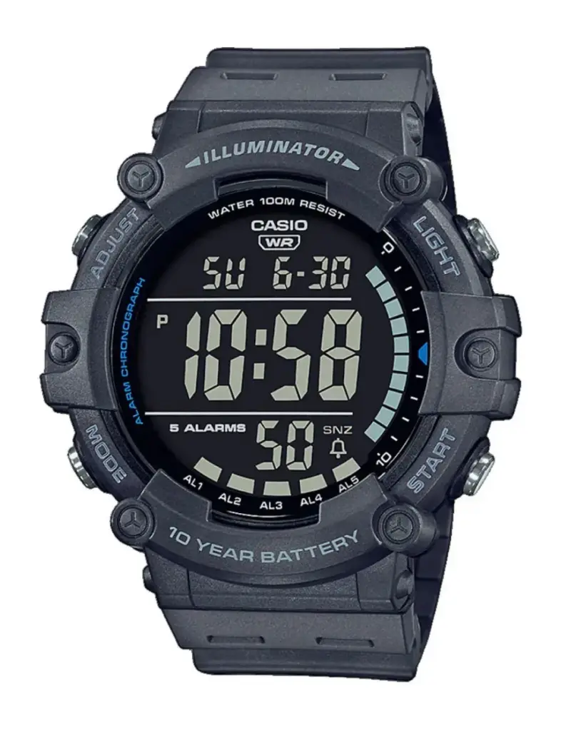Reloj digital Casio resistente al agua con cronó - 3