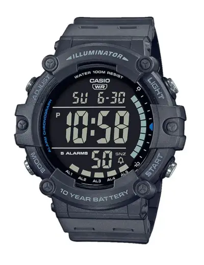 Reloj digital Casio resistente al agua con cronó - miniatura 3