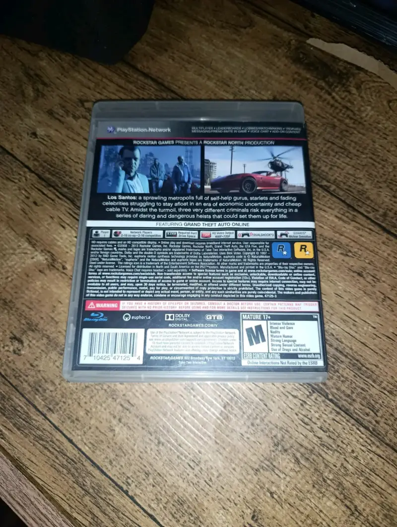 Grand Theft Auto V PS3 Usado - 2