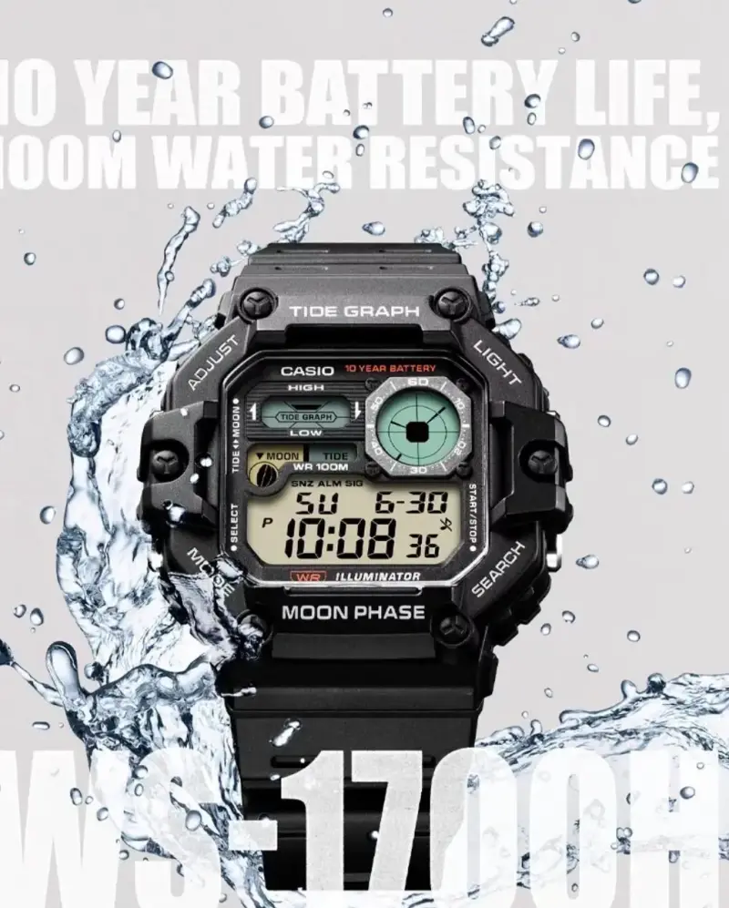 Reloj digital Casio resistente al agua - 2