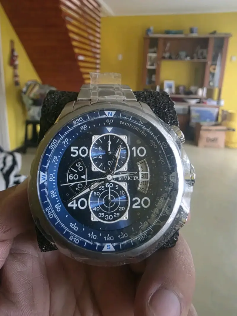 Reloj Invicta cronógrafo de acero inoxidable - 1