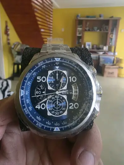 Reloj Invicta cronógrafo de acero inoxidable - miniatura 1