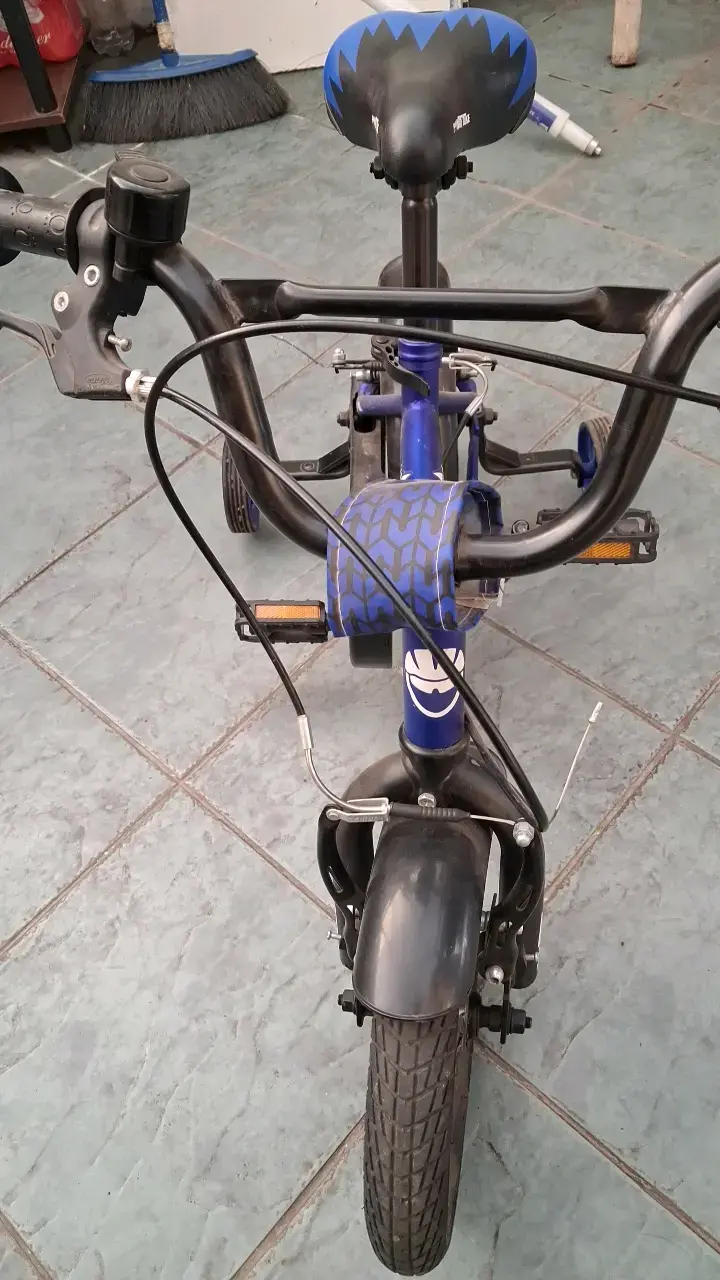 Bicicleta infantil Power Bike azul con frenos - 3