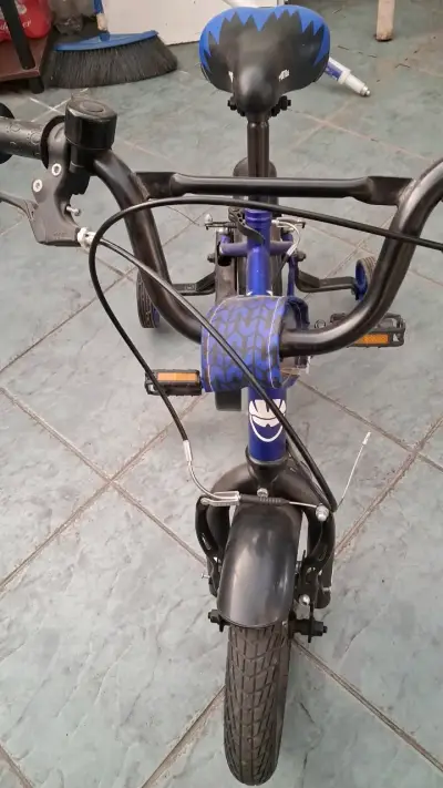Bicicleta infantil Power Bike azul con frenos - miniatura 3