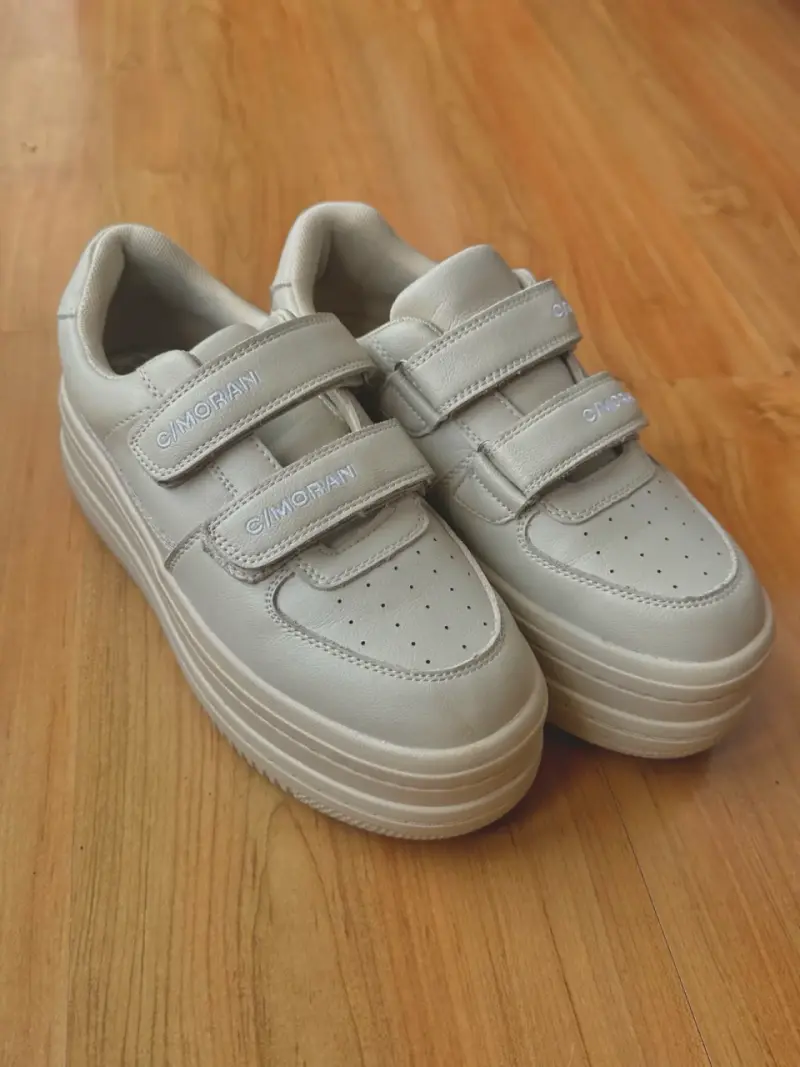 Zapatillas deportivas grises con velcro Cmoran - 1
