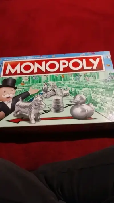 Juego de mesa Monopoly clásico usado con todo - miniatura 1