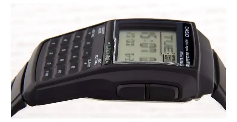 Reloj Casio Data Bank con Calculadora Negro - 5