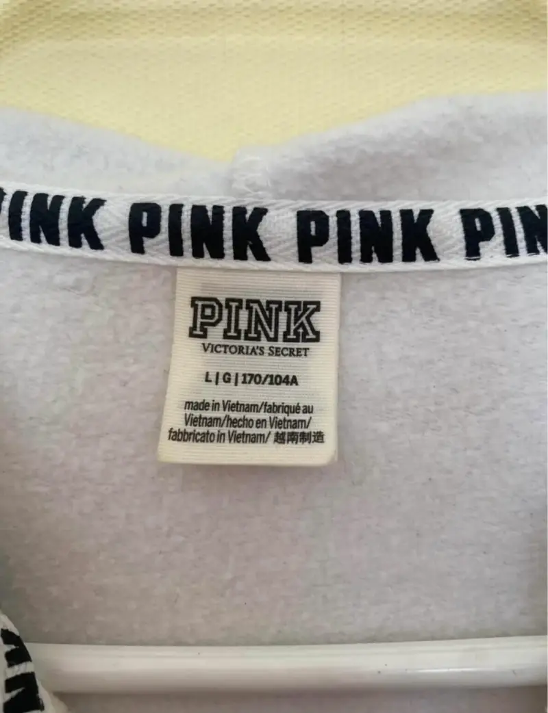 Polerón con capucha bicolor PINK Victoria's Secret - 2