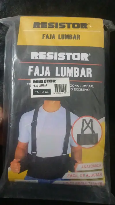 Faja lumbar Resistor varias tallas - miniatura 1