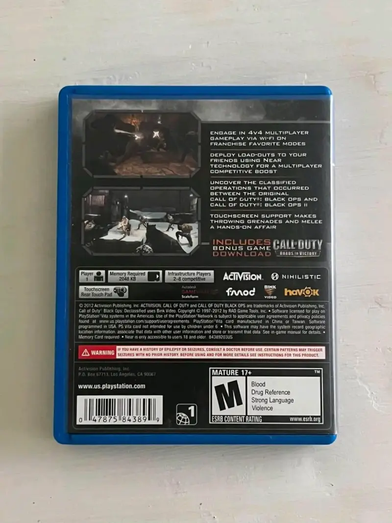 Call of Duty Black Ops Declassified para PSVITA - 2