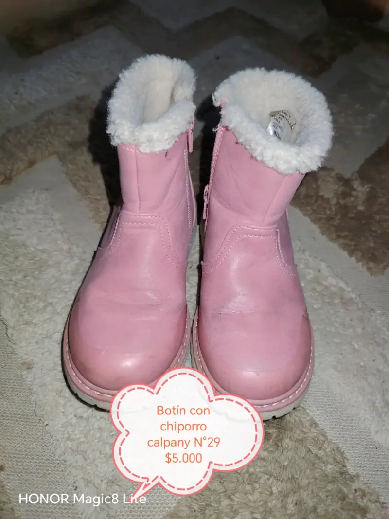 Botines de cuero para niños Colloky talla 28 - 2