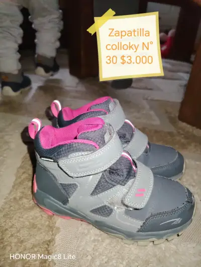 Botines de cuero para niños Colloky talla 28 - miniatura 4