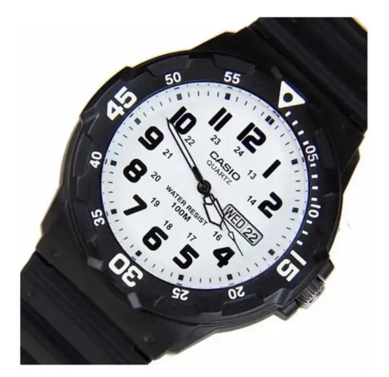 Reloj Casio Quartz Negro Resistente al Agua - 3