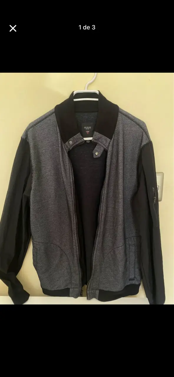 Chaqueta Guess para hombre en gris y negro - 1