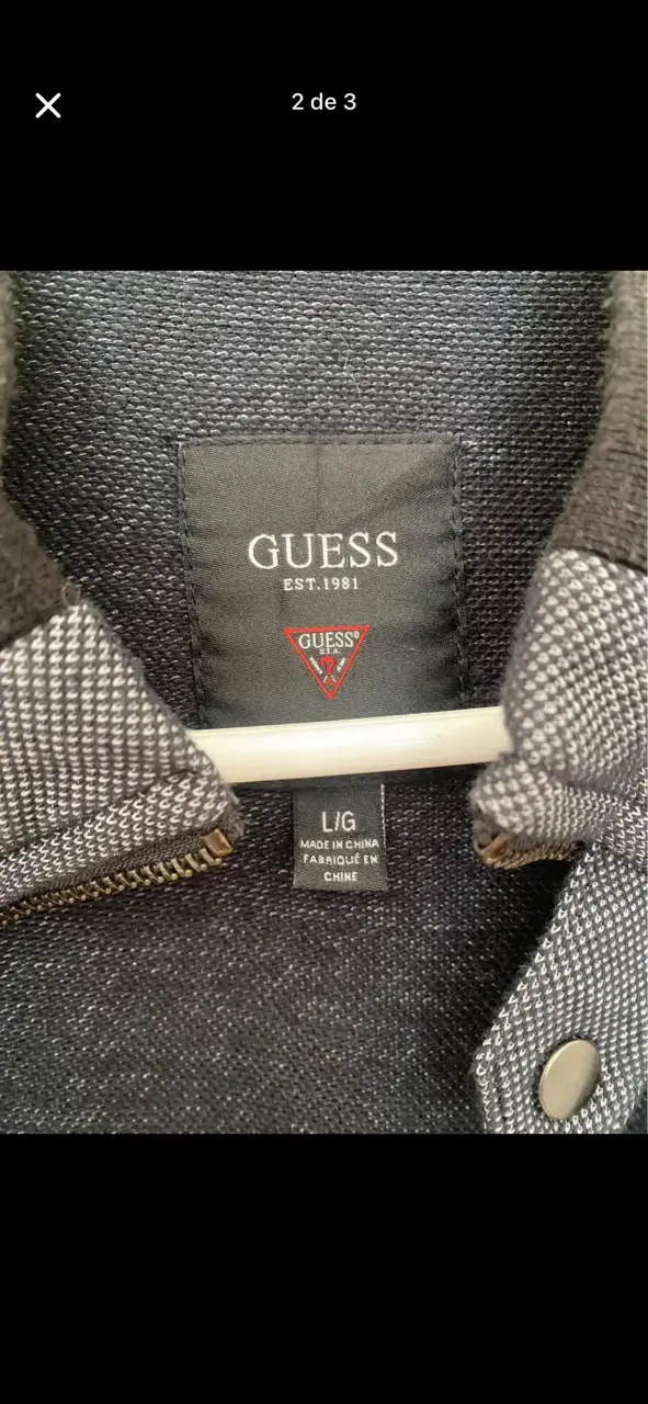 Chaqueta Guess para hombre en gris y negro - 2