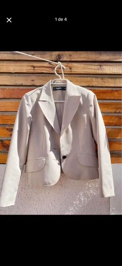 Blazer beige para mujer marca Sybilla - miniatura 1