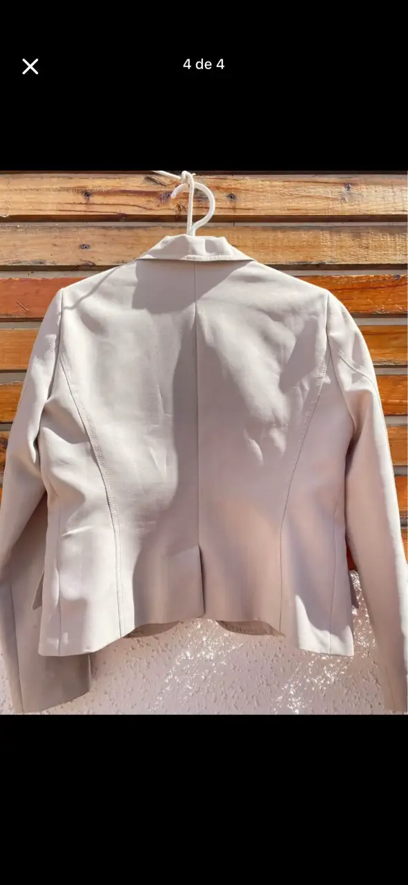 Blazer beige para mujer marca Sybilla - 4