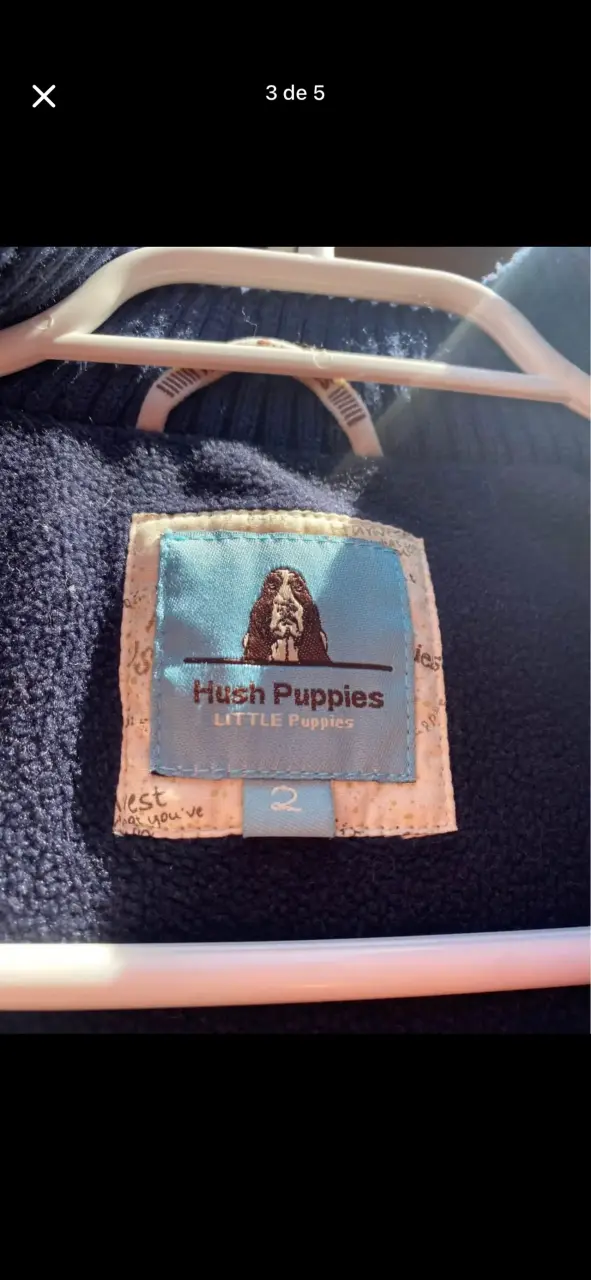 Chaqueta acolchada para niño Hush Puppies azul - 3