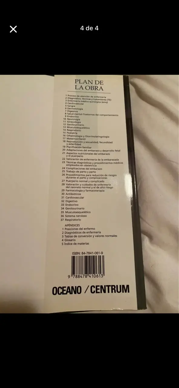 Manual de la Enfermería con CD-ROM Interactivo - 4