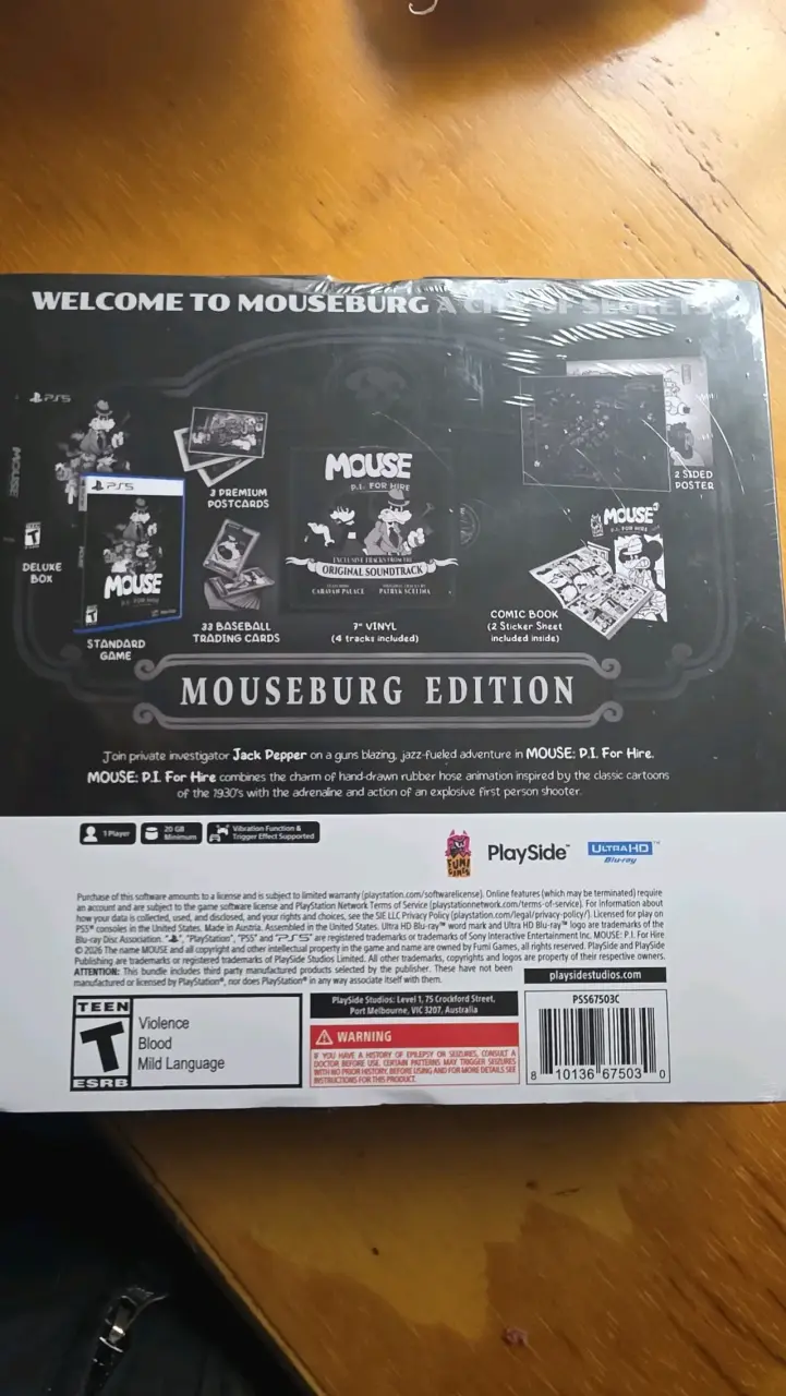 Juego PS5 Mouse P.I. For Hire Edición Mouseburg - 2