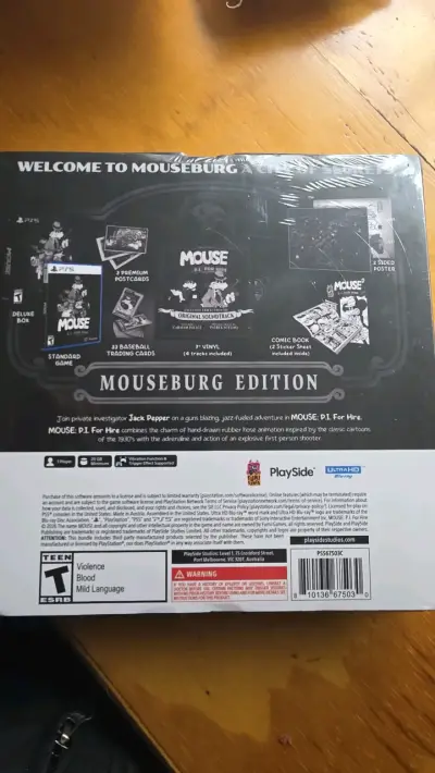 Juego PS5 Mouse P.I. For Hire Edición Mouseburg - miniatura 2