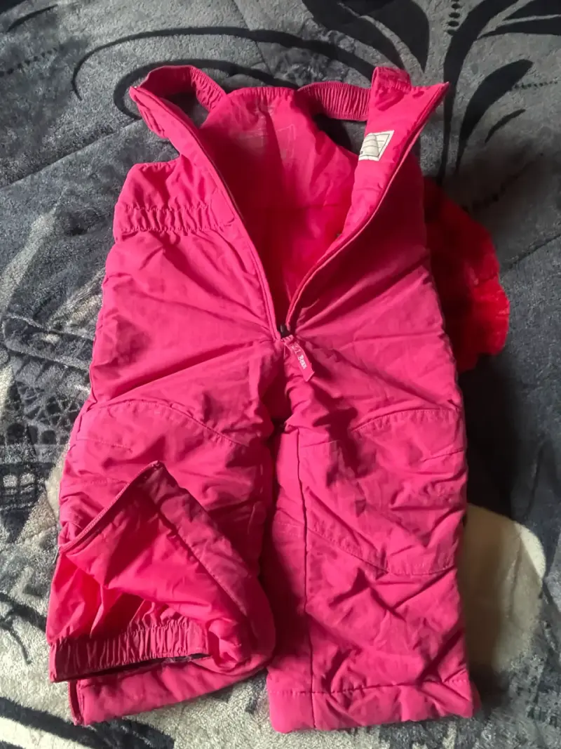 Overol de nieve infantil rosa talla 2T - 3